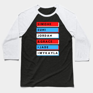 TEAM USA 202ONE, RED WHITE AND BLUE Baseball T-Shirt